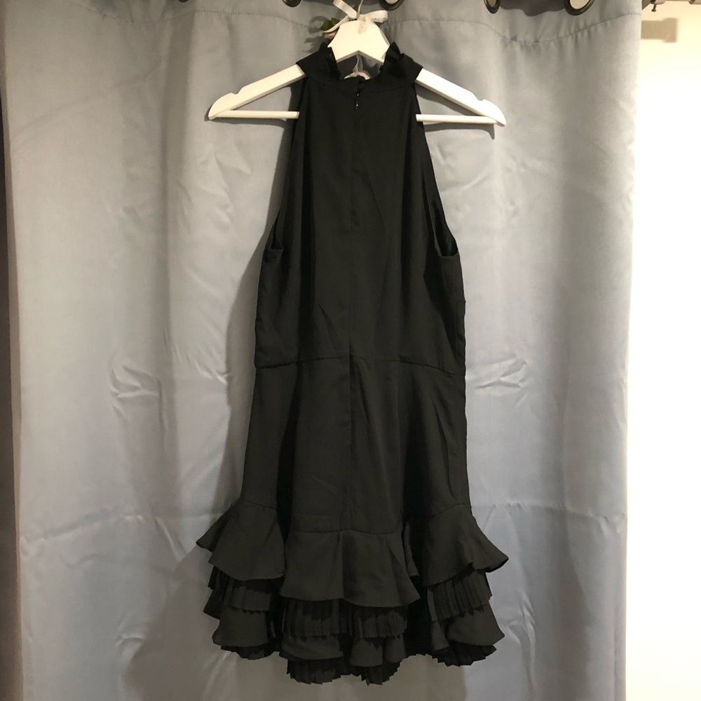 C/MEO Halter Ruffle Mini Dress - Picture 5 of 8